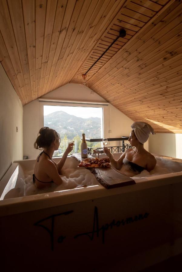 דירות אגרוס Aprosmeno Jacuzzi House 2 מראה חיצוני תמונה